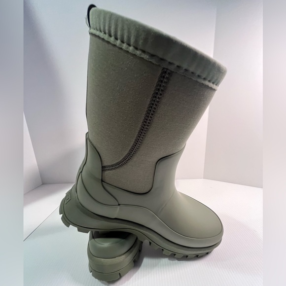 Hunter City Explorer Short Neo Slip and Water Resistant Boots -col Lichen Green - Picture 9 of 16